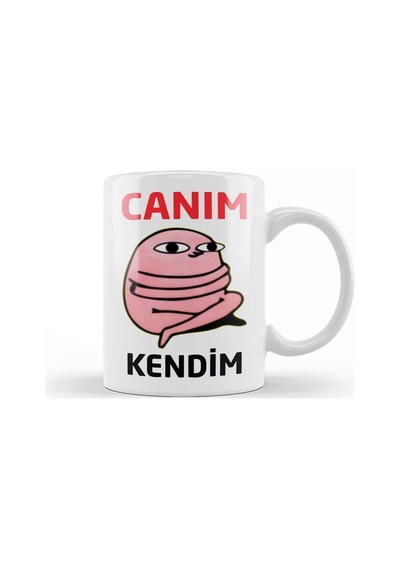 Canım Kendim Aşk Sevgi Komik Kupa Bardak Porselen Karışık