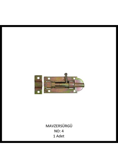 Mavzer Sürgü No: 04 Sarı