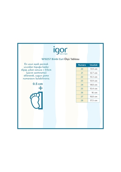 Igor Bimbi Euri Çocuk Lacivert Yağmur Çizmesi W10257-003 Lacivert