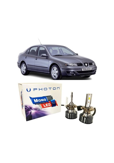 Seat Toledo Led Xenon Kısa Far Ampulü H7 Mono Yeni Seri Beyaz 1999-2009