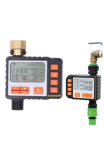Otomatik Sulama Saati Zamanlayıcı Bahçe Sulama Elektronik Sistemi