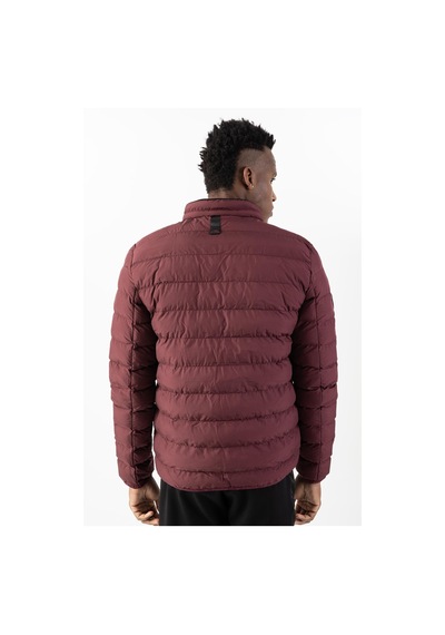 Maraton Sportswear Regular Erkek Dik Yaka Takma Kol Basic Bordo Mont 22314-bordo Bordo