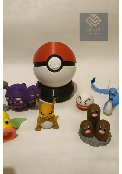 10'lu Pokemon Seti Ve 1 Adet Poke Topu No:3