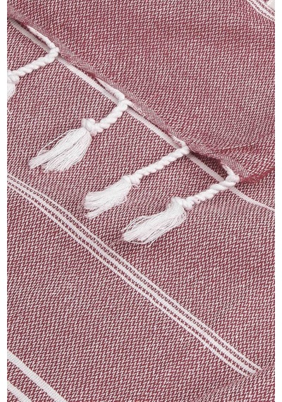 Summer Wind Soft %100 Pamuk Peştemal 100x180 Cm Bordo Bordo