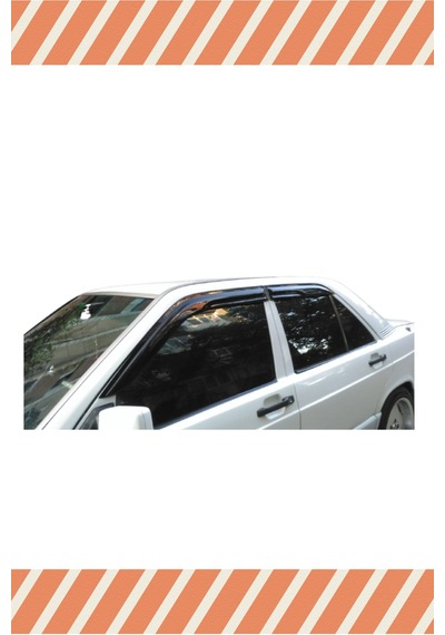 Mercedes 190 E (W201) Tüm Modellerine Özel 4'lü Mügen Tip Cam Rüzgarlığı