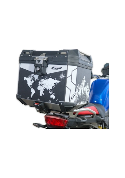 Gp Kompozit Dsn04 Universal 37 Lt Desenli Alüminyum Motosiklet Çantası Diğer