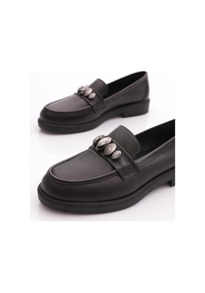 Dgn 147 Kadin Loafer Ayakkabi Siyah
