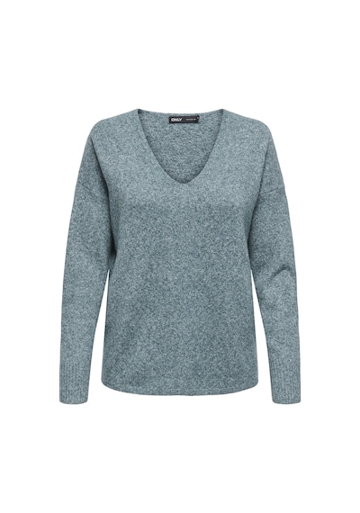Vero Moda Only V Yaka Örme Kadın Kazak 15224360 Yeşil