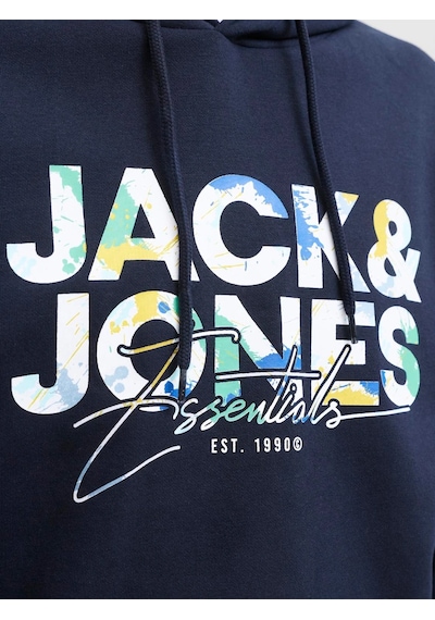 Jack & Jones Jack&jones Jjgeplas Sweat Hood Ln Sweatshırt Lacivert