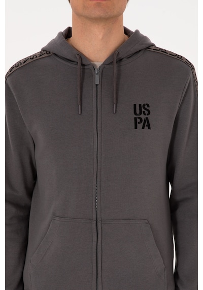 U.s. Polo Assn. Erkek Gri Hırka Örme 50315808-vr024 Gri