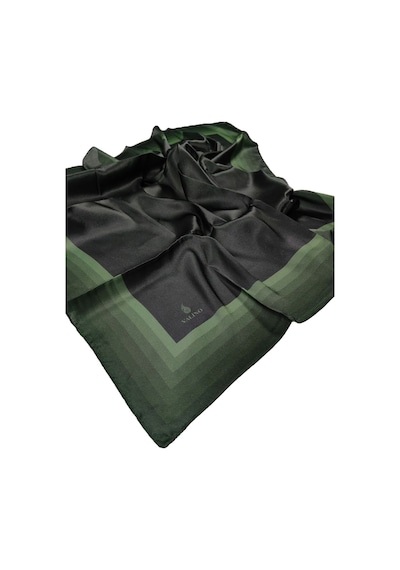 Mim Eşarp Mısırlı Eşarpları Emprime Kristal Sport Polyester Eşarp Yeşil - Siyah