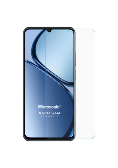 Realme C63 Nano Glass Cam Ekran Koruyucu Realme C63 İle Uyumlu Ekran Koruyucu - Şeffaf