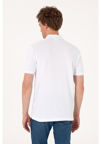 U.S. Polo Assn. Erkek Regular Fit Haki Polo Yaka Tişört 50306793-VR027