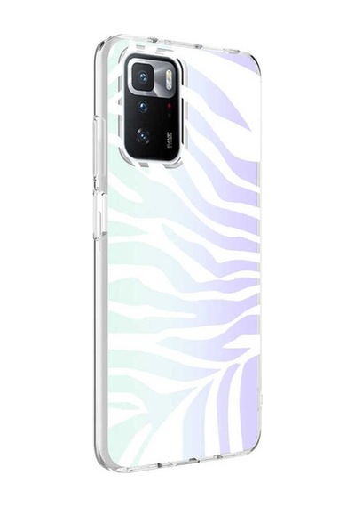 Xiaomi Redmi 10 Kılıf Zore M-blue Desenli Kapak Zebra No1