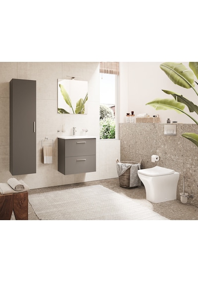 VitrA Mia 66167 Boy Dolabı 35 CM Parlak Antrasit VitrA Mia 66167 Boy Dolabı 35 CM Parlak Antrasit