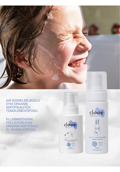 Çocuk Hijyen Seti - El Yıkama Köpüğü 300ml - Yüz Yıkama Köpüğü 150ml - Doğal Roll- On 50ml