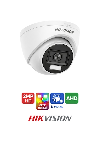 Ds-2ce76d0t-exlpf Renkli Gece Dome Kamera Güvenlik Kamerası