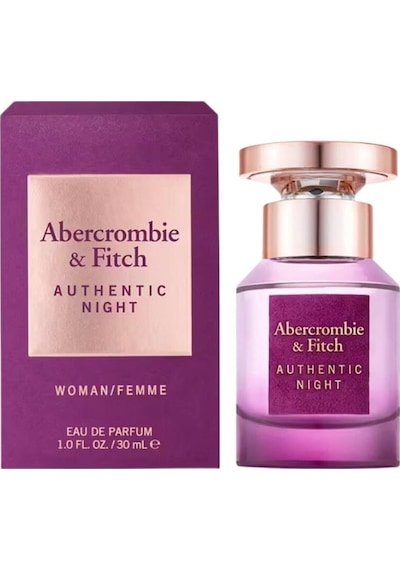 Abercrombie & Fitch Authentic Night Women Edp 30 Ml Kadın Parfümü Çiçek