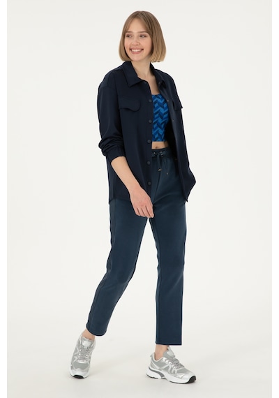 U.s. Polo Assn. Kadın Lacivert Gömlek Örme 50292455-vr033 Lacivert