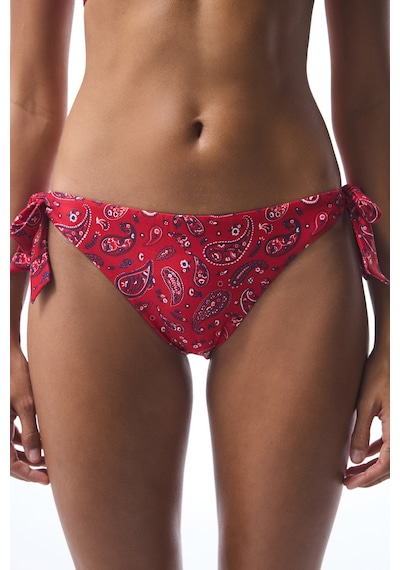 Penti Etnik Desenli Tokalı Bandana Brazilian Bikini Altı Çok Renkli
