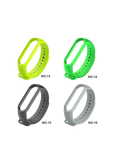 Xiaomi Mi Band 6 Kordon Mi Band 5 Kayış Jel Liquid Silikon Kordon