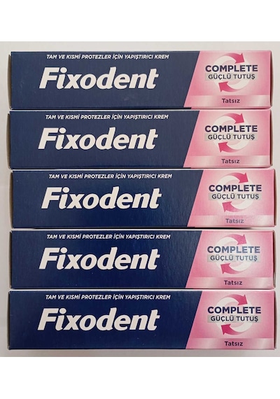 Complete Diş Protez Yapıştırıcı Aromasız 47g X5 Adet