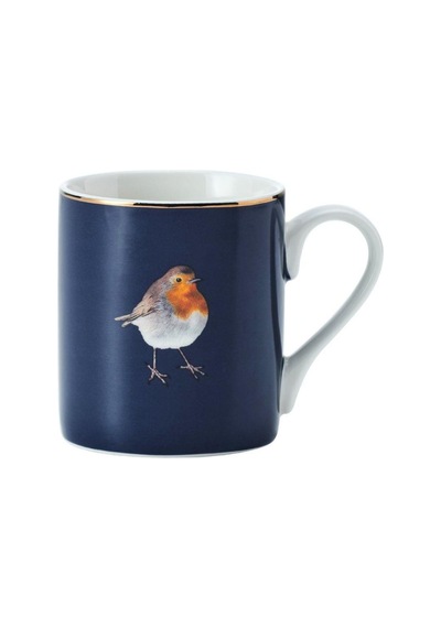 Mikasa Fine China 280 Ml Düz Taraflı Kupa Robin Mavi