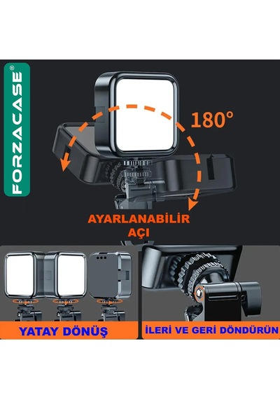 Cep Telefonu, Kameralar Ve Pc İçin Şarj Edilebilir Ürün Çekim Video Işığı Softbox - Fc1023