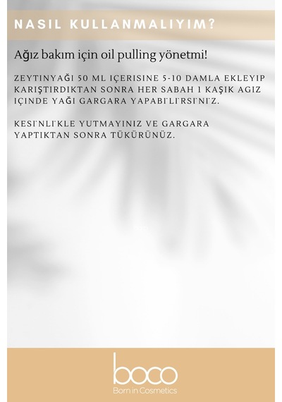 Boco Born In Cosmetics Karanfil + Okaliptus %100 Saf Uçucu Yağı 2 x 10 ML