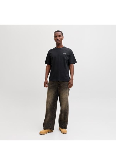 Jack & Jones Jack&jones Archive Graphic Erkek Siyah Tişört Siyah