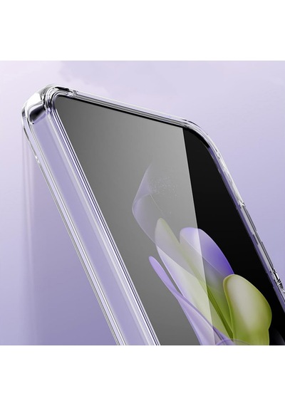 Samsung Galaxy Z Flip Uyumlu 6 Sert Kristal Kapak Kılıf-al3157