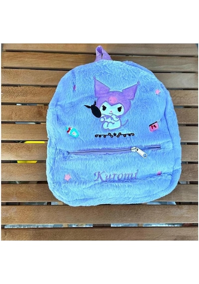 Çılgıntrend Sanrio Kawai Karrakterleri Kitty -melody -kuromi Peluş Sırt Çantası mor