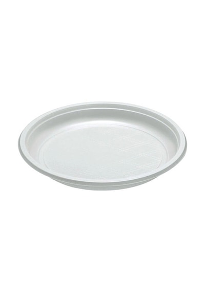 17 Cm Tek Kullanımlık Plastik Tabak - 100'Lü