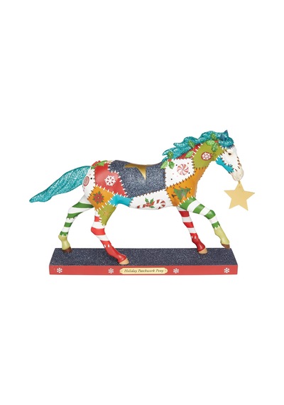 The Trail Of Painted Ponies Tatil Yama İşi Midilli Heykelcik, 18 Cm, Çok Renkli