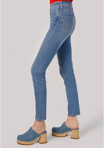 Colins 703 Carla Slim Fit Normal Bel Düz Paça Mavi Kadın Jean Pantolon Cl1058577 Denim