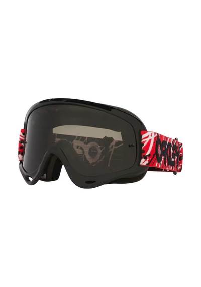 Oakley O-frame Mx 702992 Red Eddie Dark Grey Motocross Goggle Çok Renkli