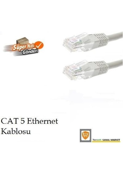 Cat 5 Ethernet Kablosu - 10 Metre