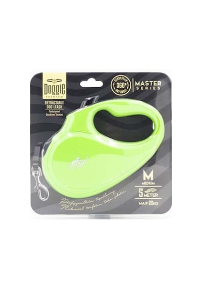 Doggie Otomatik Uzatma Tasması Master Yeşil M-25 Kg 5 Mt Yeşil