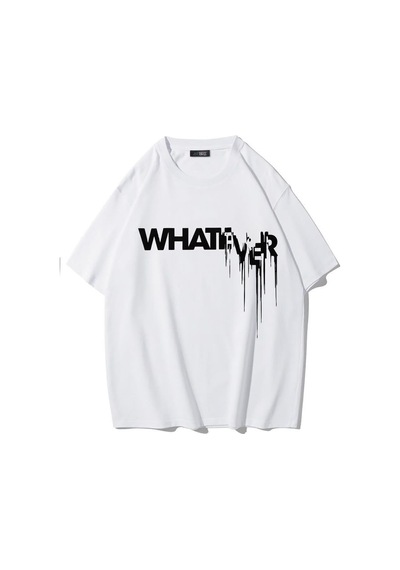 Brz Collectıon Brz Collection Unisex Oversize Whatever T-shirt Beyaz