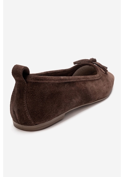Luvishoes Sosa Kahverengi Süet Hakiki Deri Küt Burunlu Fiyonklu Kadın Babet Ayakkabı Kahverengi Luvishoes Sosa Kahverengi Süet Hakiki Deri Küt Burunlu Fiyonklu Kadın Babet Ayakkabı Kahverengi