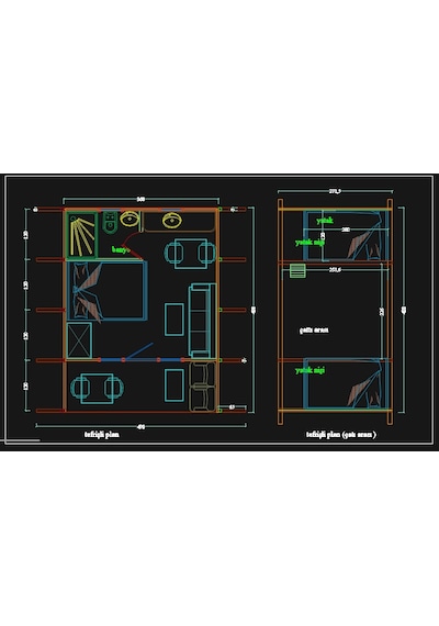 Masifev Stella Bungalov Ahşap Ev 34M2 N11.267