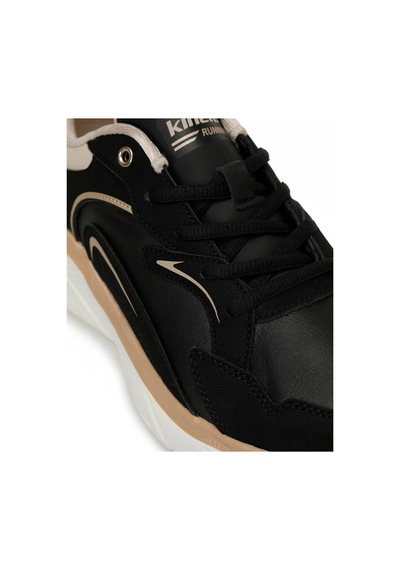 Kinetix Mone Pu W 5pr Kadın Siyah-ekru 36-40 Sneaker Ayakkabı Siyah