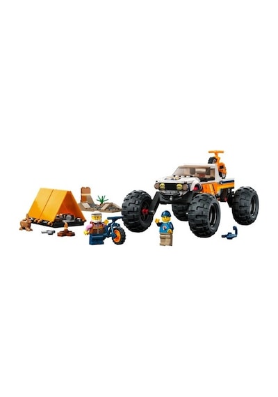 LEGO® City 4x4 Arazi Aracı Maceraları 60387 6+ Yaratıcı Oyuncak Yapım Seti - 252 Parça