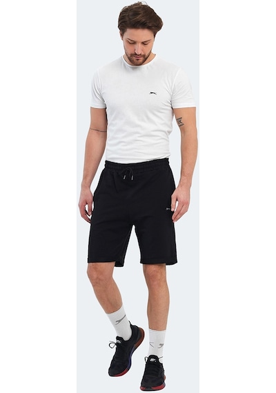 Slazenger KENINS IN Erkek Cepli Siyah Şort