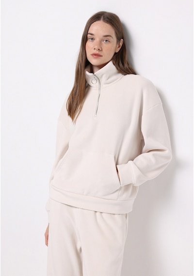 Colin's Colins Regular Fit Polo Yaka Nakışlı Kadın Ekru Sweatshirt Cl1076586 Q1.v2 Ecr Ekru Colin's Colins Regular Fit Polo Yaka Nakışlı Kadın Ekru Sweatshirt Cl1076586 Q1.v2 Ecr Ekru
