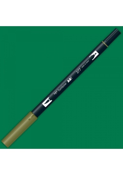 Ab-t Dual Brush Pen Grafik Kalemi - Dark Green
