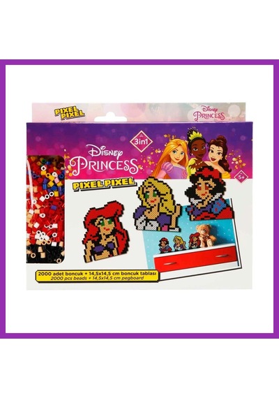 Bezos 3in1 Nessiworld Princess Pixel Pixel Boncuk Aktivite Ve Oyuncak Seti S00005169 Bty