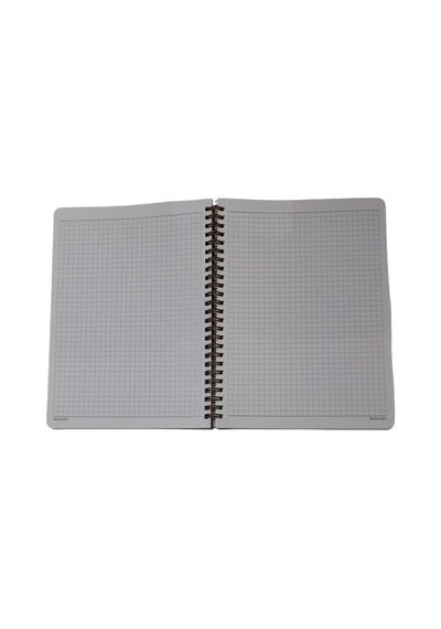 16,5x22,5 Cm 100 Yaprak Kareli Telli Atatürk Sert Karton Kapak Defter 70 Gr Krem Renk Kağıt Çok Renkli