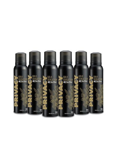 Privacy Man Gold Sensation Erkek Deodorant 6 x 150 ML