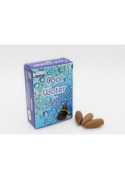 Darshan Cool Water Type Geri Akış Konik Tütsü Ferah Ve Sucul Aromalı Backflow Tütsü